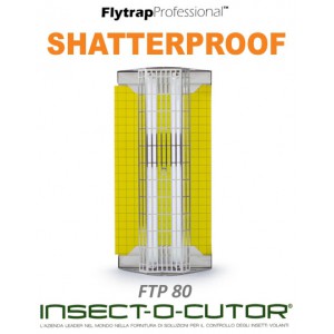 FLYTRAP PROFESSIONAL FTP80 Shatterproof + 1 Confezione di Piastre in Regalo e loghi