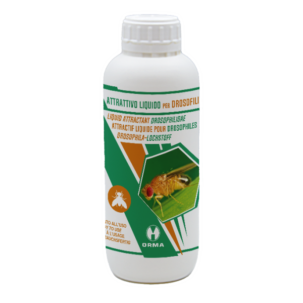 ATTRATTIVO PER DROSOFILIDI LIQUIDO pronto all’uso - flacone da 1 litro - 1